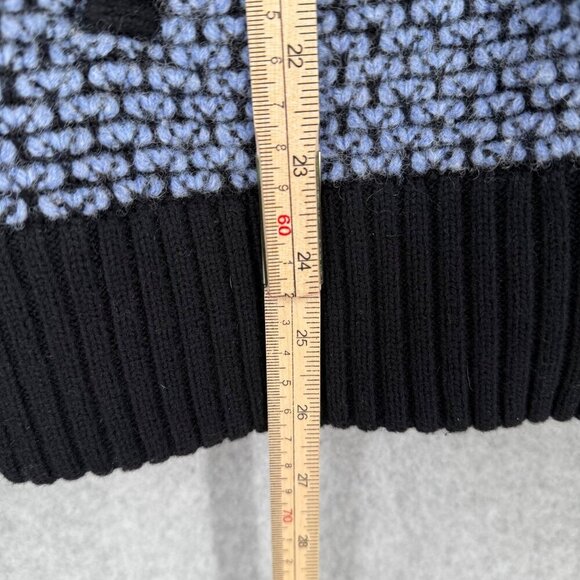 Krimson Klover Womens MVP3 Full Zip Sweater Size XS Blue Black Elbow Patch Wool - Picture 15 of 16